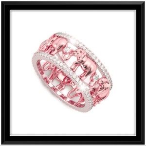 3D Elephant Ring Rose Gold